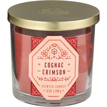 Destination Holiday Cognac Crimson Scented 2 Wick Jar Candle
