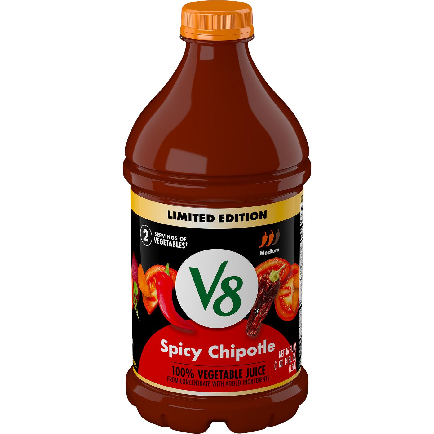 V8 Limited Edition 100% Vegetable Juice - Spicy Chipotle; image 1 of 3