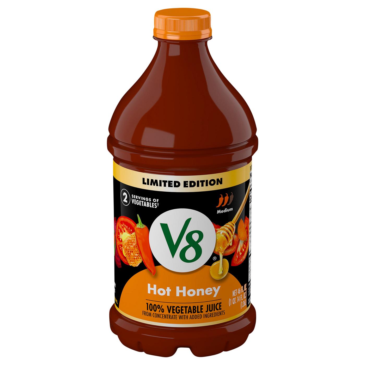 V8 Limited Edition 100% Vegetable Juice - Hot Honey ; image 1 of 2