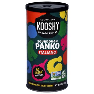 Kooshy Italiano Sourdough Panko Breadcrumbs, 7.5 oz