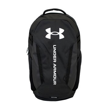 Under Armour Hustle 6.0 Backpack - Black & White