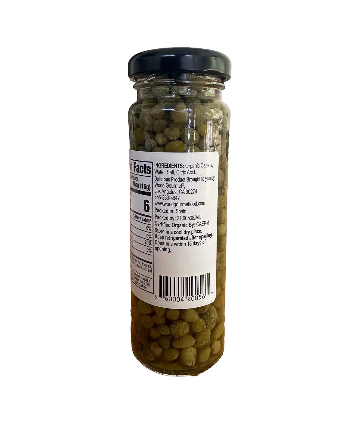 World Gourmet Organic Non-Pareil Capers; image 2 of 3