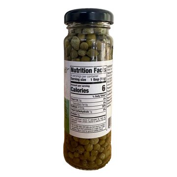World Gourmet Organic Non-Pareil Capers, 3.5 oz
