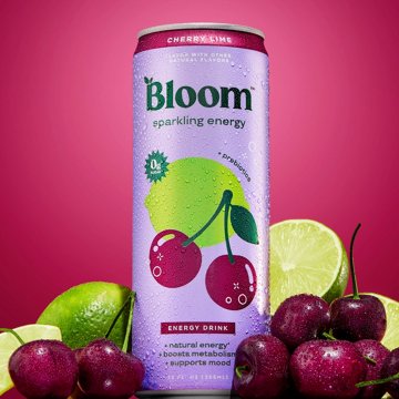 Bloom Zero Sugar Sparkling Energy Drink - Cherry Lime