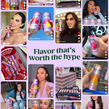 Bloom Zero Sugar Sparkling Energy Drink - Raspberry Lemon