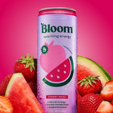Bloom Zero Sugar Sparkling Energy Drink - Strawberry Watermelon