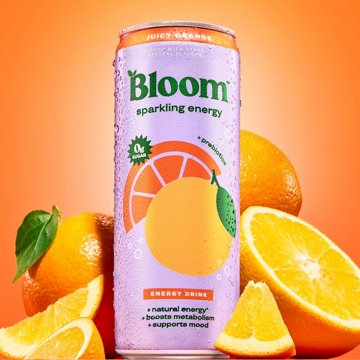 Bloom Zero Sugar Sparkling Energy Drink - Juicy Orange