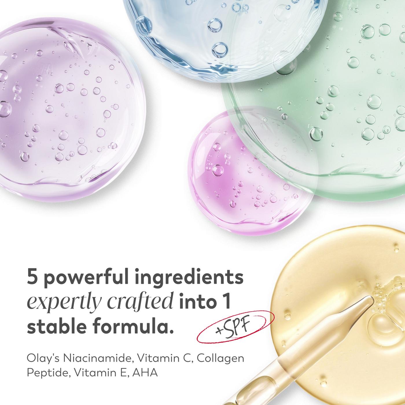 Olay Super Cream with Sunscreen SPF 30, Trial Size, Lightweight Face Moisturizer with Sun Protection, 5-in-1 Skin Care Benefits - Hydrating, Brightening, Firming - Niacinamide, Vitamin C; image 4 of 8