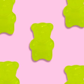 Art 101 Gummy Bear Eraser - Yellow