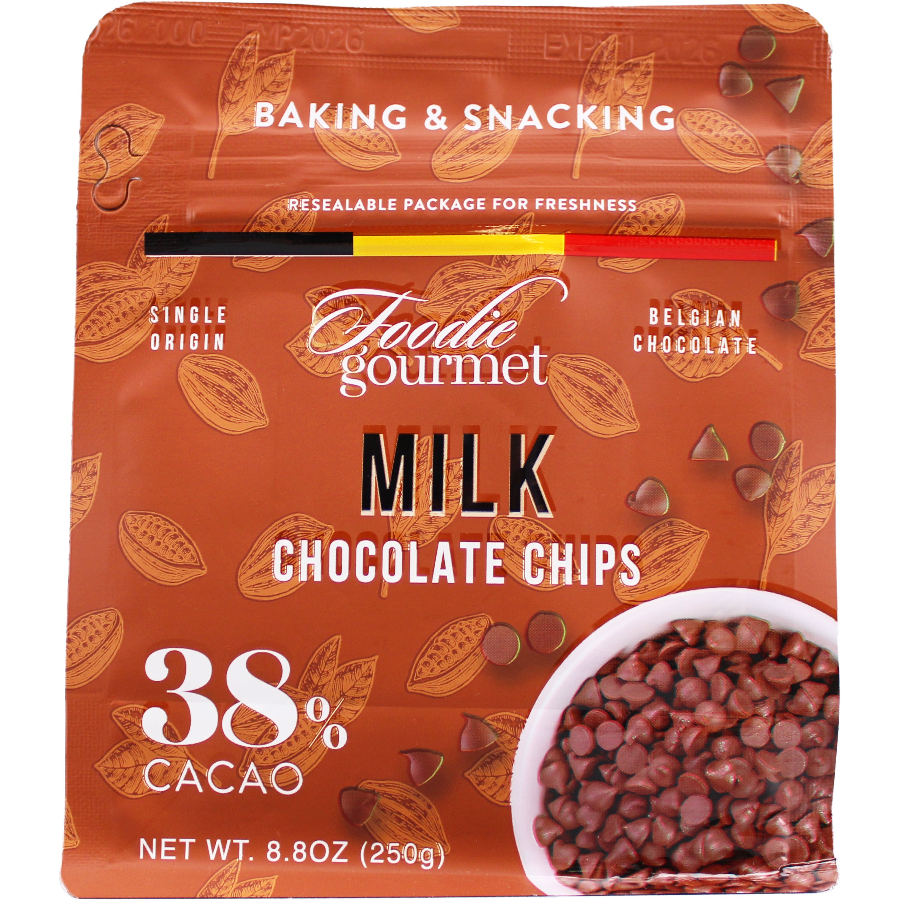 Foodie Gourmet 70% Cacao Dark Chocolate Melting Chips, 7.05 oz