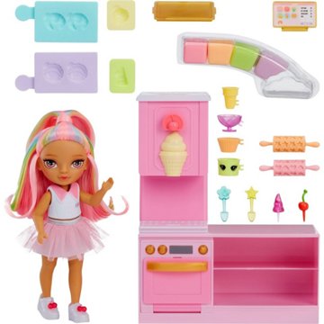 Rainbow High Littles Dessert Shop Patisserie with Kandy Playset