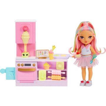 Rainbow High Littles Dessert Shop Patisserie with Kandy Playset