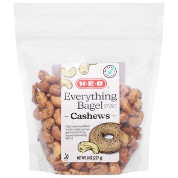 H-E-B Everything Bagel Seasoned Cashews