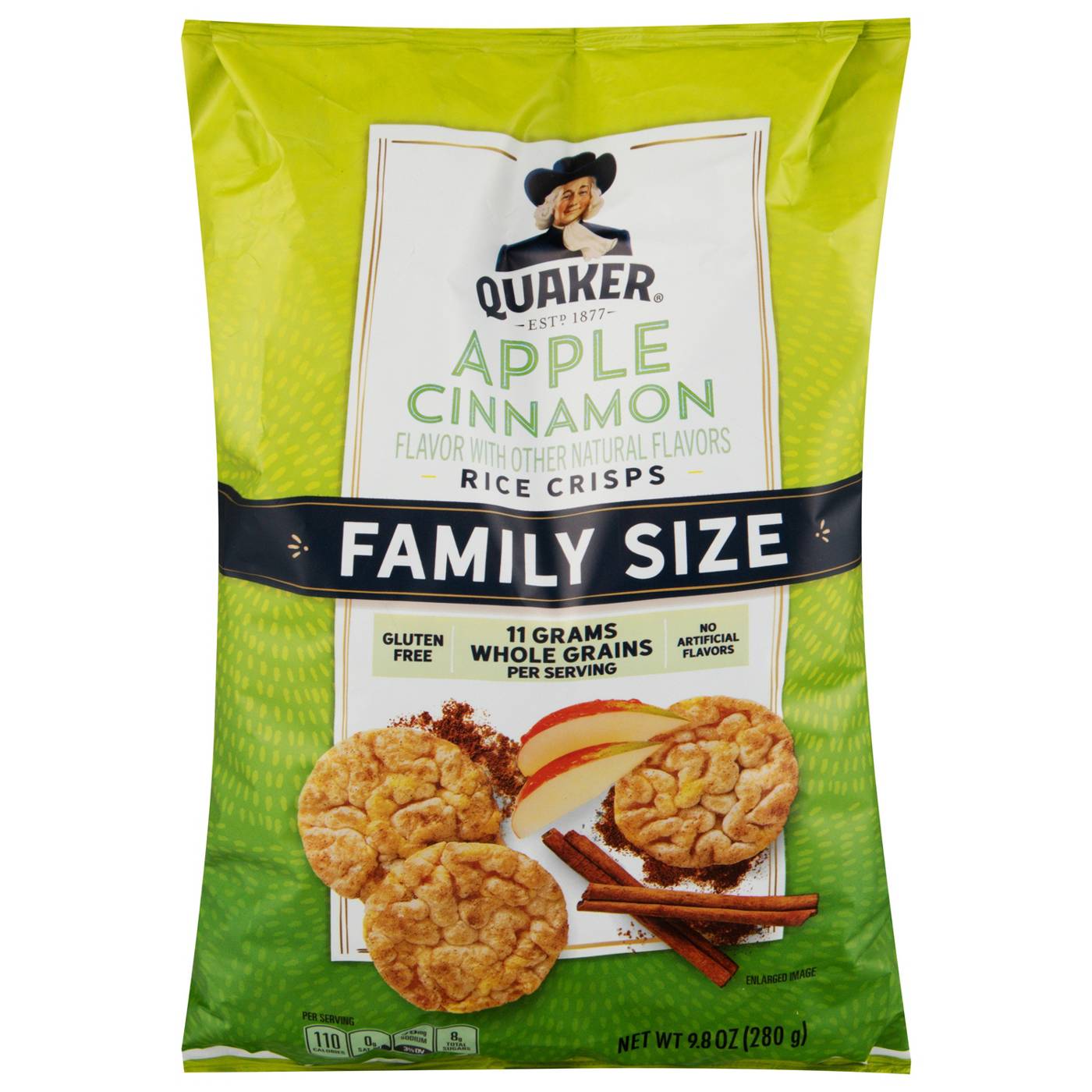 Quaker Apple Cinnamon Rice Crisps - Family Size; image 1 of 2
