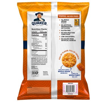 Quaker Caramel Rice Crisps - Family Size, 9.8 oz