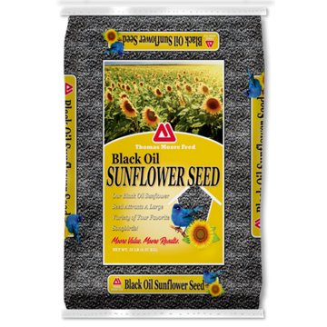 Thomas Moore Feed Black Oil Sunflower Seed, 20 lbs