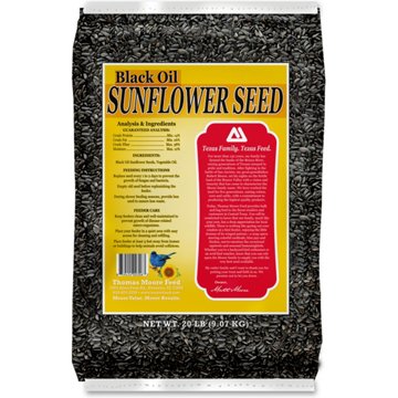 Thomas Moore Feed Black Oil Sunflower Seed, 20 lb