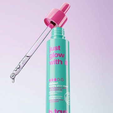 B Tan just glow with it bronzing glow drops