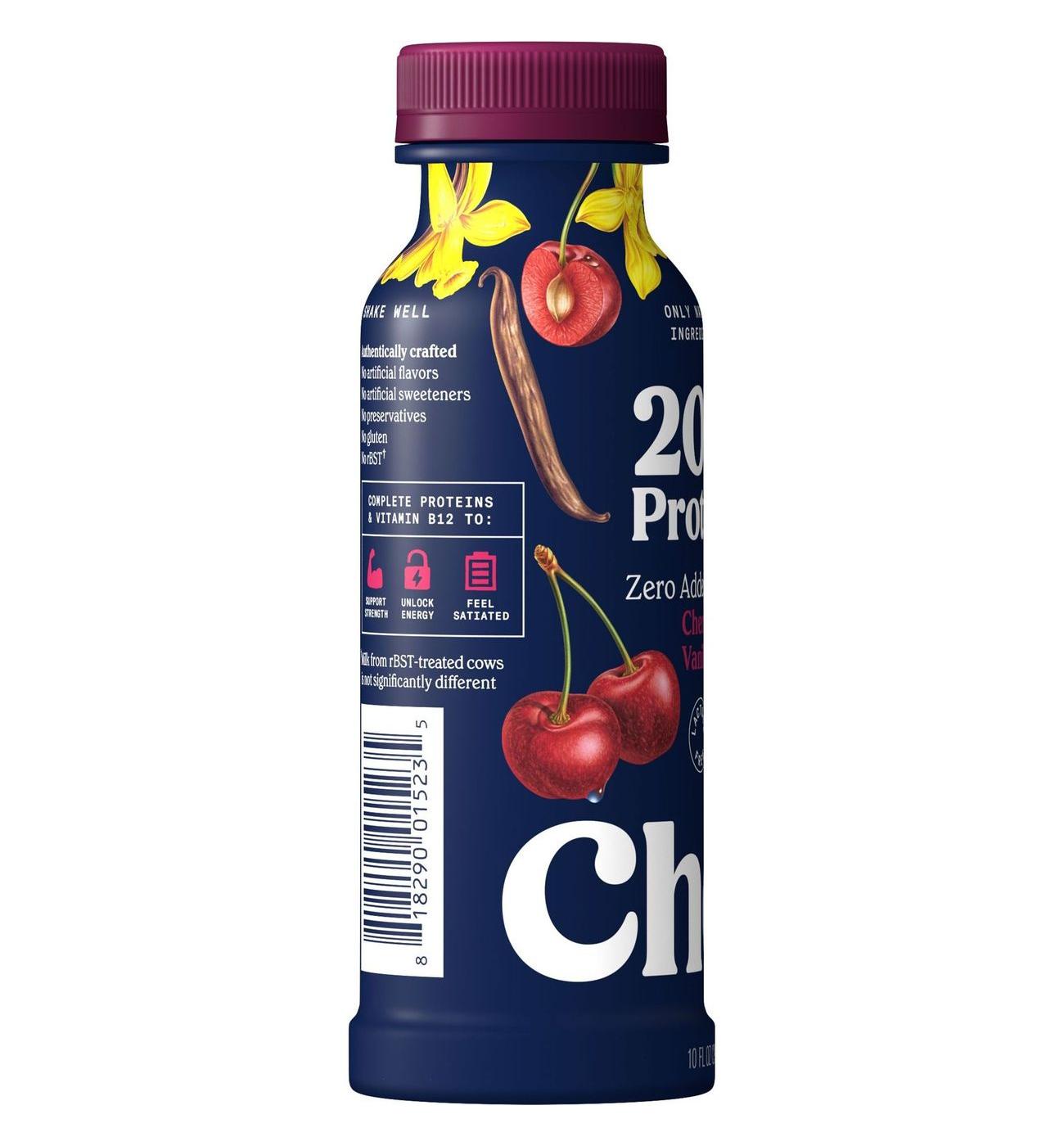 Chobani 20G Protein Zero Sugar Added Yogurt Drink - Cherry Vanilla; image 5 of 5