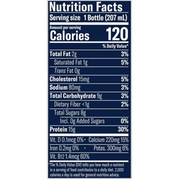 Chobani 15G Protein Zero Sugar Added Yogurt Drink - Tropical Punch, 7 oz