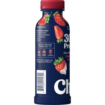 Chobani 30G Protein Zero Sugar Added Yogurt Drink - Strawberries & Cream, 14 oz