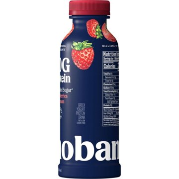 Chobani 30G Protein Zero Sugar Added Yogurt Drink - Strawberries & Cream, 14 oz