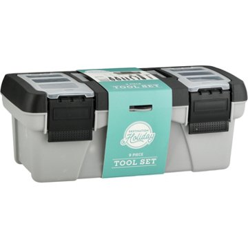 Destination Holiday Tool Kit - Gray, 9 pc