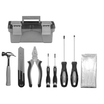 Destination Holiday Tool Kit - Gray, 9 pc