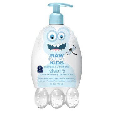 Raw Sugar Kids Shampoo And Conditioner - Fragrance Free