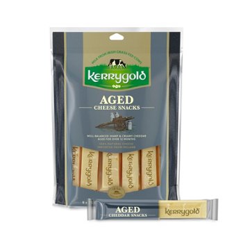 Kerrygold Aged Cheddar Cheese Stick Snacks, 8 ct