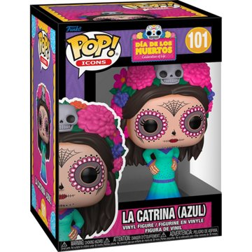 Funko Pop! Dia de Los Muertos La Catrina Azul Vinyl Figure, 4.5"