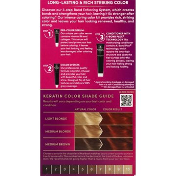 Schwarzkopf Keratin Color Permanent Hair Color - 7.7 Medium Auburn