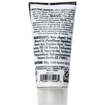 Rubies White Cream Tube Halloween Makeup, 1 oz