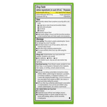 Robitussin Adult Maximum Strength Severe Multi-Symptom Cough Cold & Flu