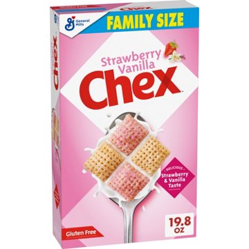 General Mills Strawberry Vanilla Chex Cereal - Family Size