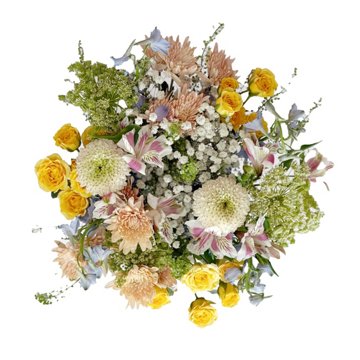 Floral Cottage Garden Flower Bouquet