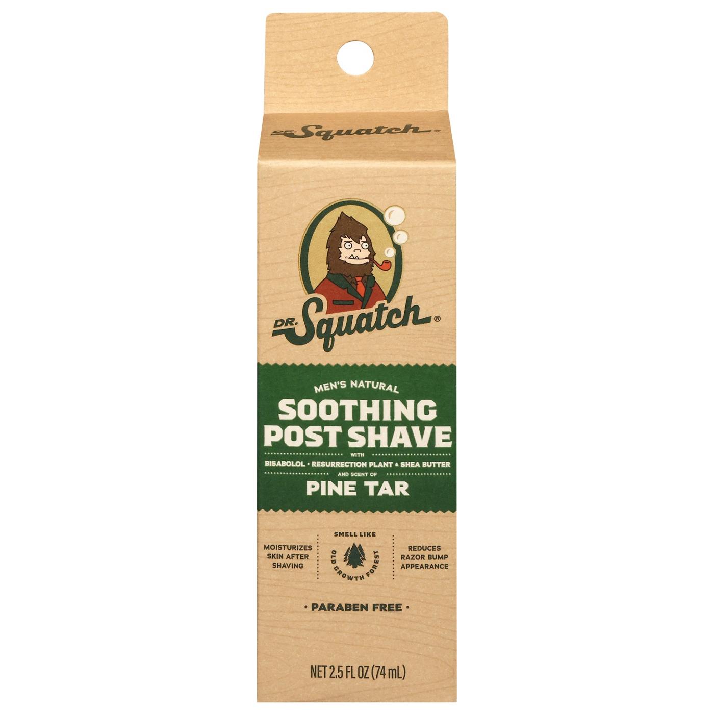 Dr. Squatch Men's Natural Soothing Post Shave Lotion - Pine Tar; image 1 of 2
