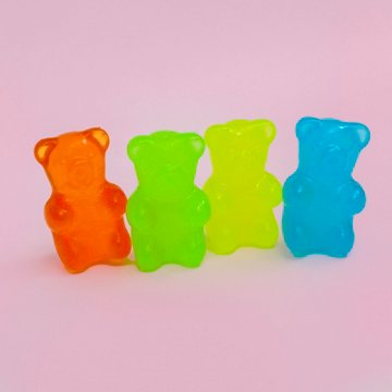 Art 101 Gummy Bear Eraser - Blue