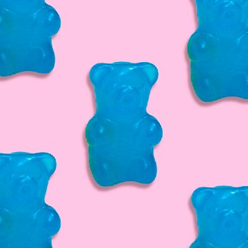 Art 101 Gummy Bear Eraser - Blue