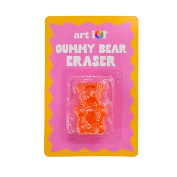 Art 101 Gummy Bear Eraser - Red