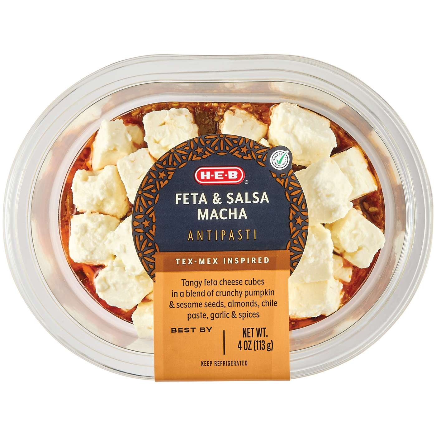 H-E-B Tex-Mex Antipasti - Feta & Salsa Macha; image 1 of 2