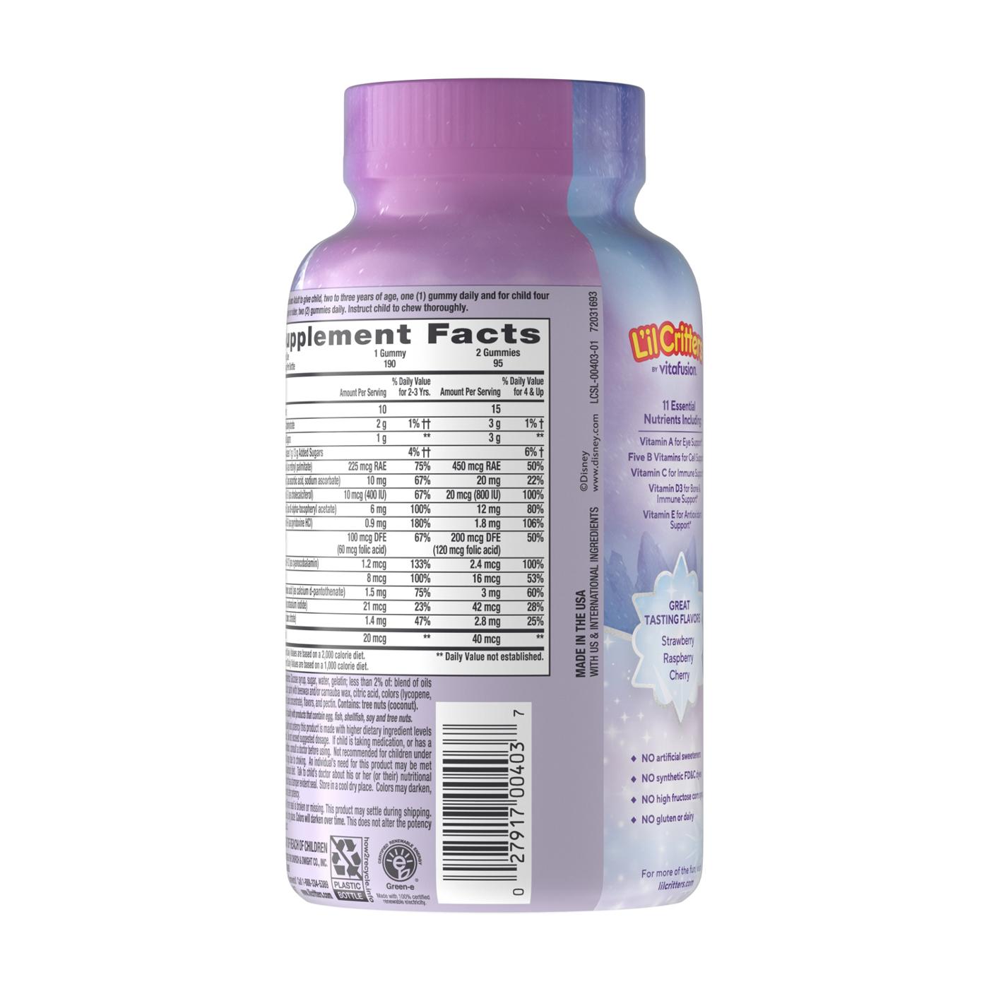 Lil Critters Frozen Daily Multivitamin Gummies; image 2 of 3