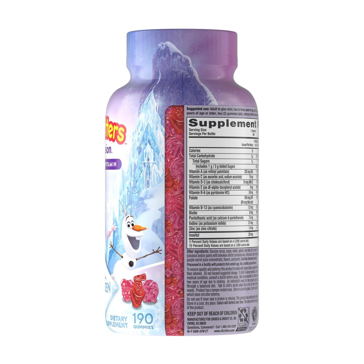 Lil Critters Frozen Daily Multivitamin Gummies; image 3 of 3