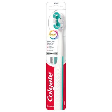 Colgate Total Foaming Clean Medium Toothbrush