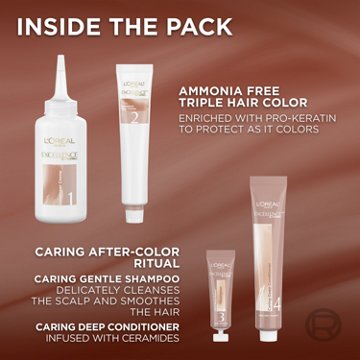 L'Oréal Paris Excellence Creme Universal Nudes Ammonia Free Permanent Hair Color - 4NR Natural Dark Red
