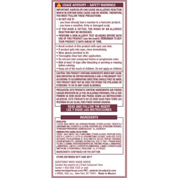 L'Oréal Paris Excellence Creme Universal Nudes Ammonia Free Permanent Hair Color - 4NR Natural Dark Red