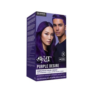Splat Semi-Permanent Hair Color Kit - Purple Desire