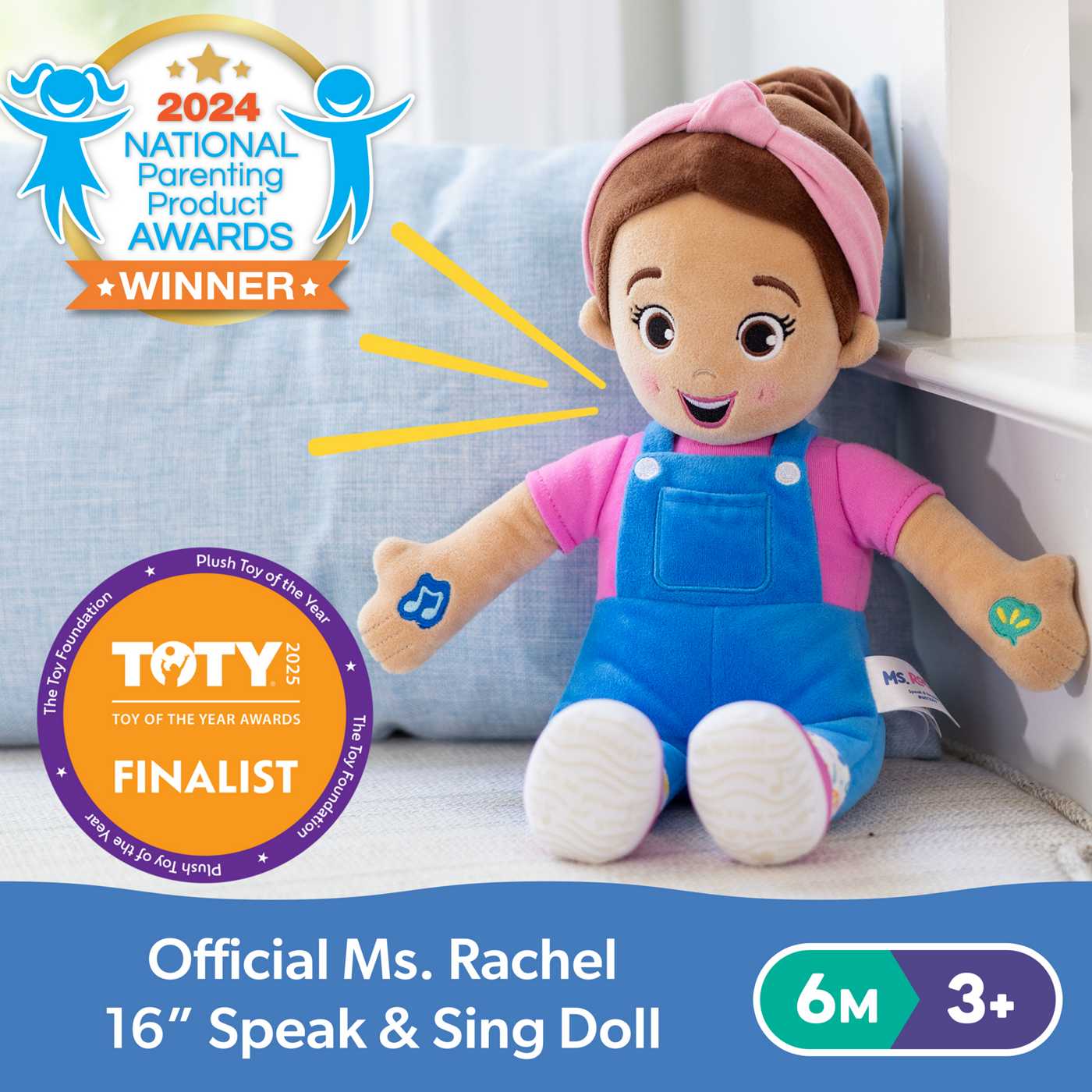 Spin Master Toys Ms. Rachel Speak & Sing Doll; image 2 of 7