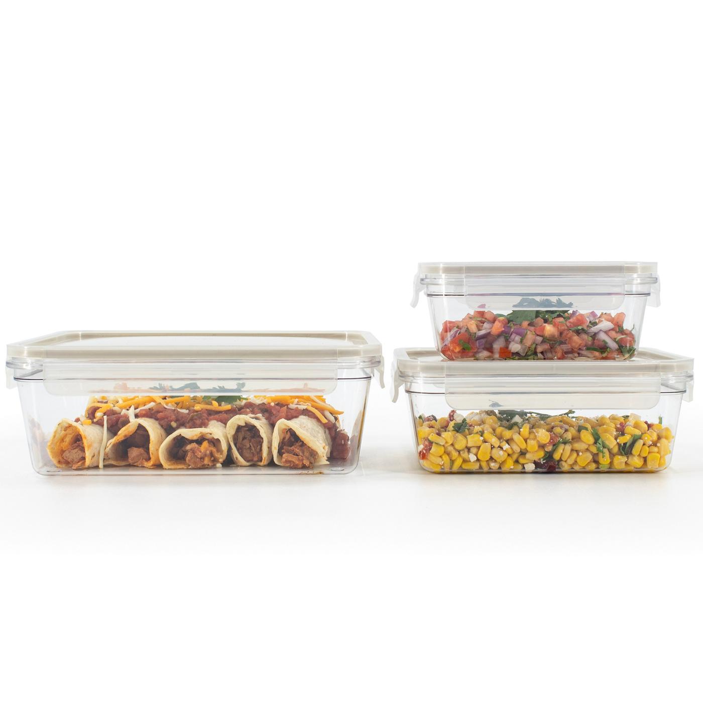 Clearlock Rectangle Tritan Food Storage Set - Shop Food storage at H-E-B