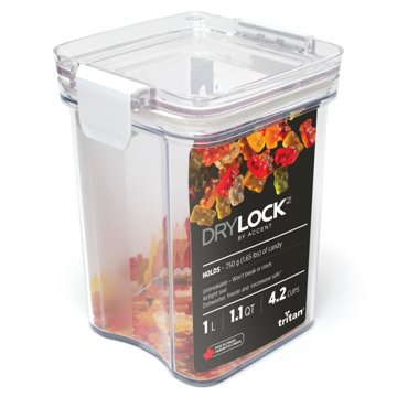 Drylock Tritan Square Food Container, 1 L
